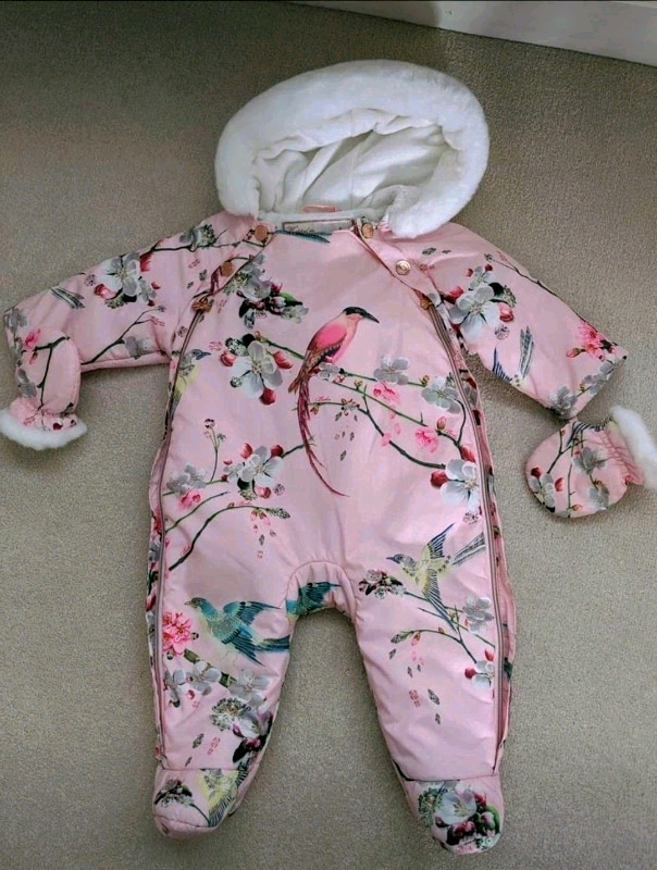ted baker girls snowsuit